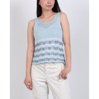 RINASCIMENTO/リナシメント RINASCIMENTO ローゲージクロッシェノースリニットTOPS/508291222