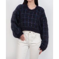 READY MADES/レディメイド LADYMADE ツイードフェザーショートニット/508291331