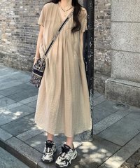 me Jane/ミージェーン me Jane Vネック半袖ワンピース/508291339