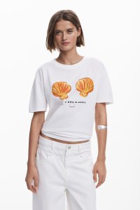 Desigual/デシグアル Desigual シェル柄Tシャツ/508291350