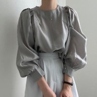 maison de LATIR/メゾンドラティール maison de LATIR 春夏オフィススタイルのパフスリーブ長袖シャツ/508291381