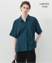 iCB/【WEB限定・洗える】シアートリコット スキッパーカットソー/508291440