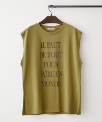 NICE CLAUP/OLIVE des OLIVE OUTLET/【RMAF】フレンチプリントTシャツ/508291452