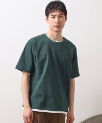 THE SHOP TK/ランダムワッフル半袖Tシャツ 【洗濯機ＯＫ】/508291464