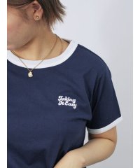 ehka sopo/3D刺繍リンガーTシャツ/508291480