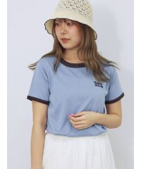 ehka sopo/3D刺繍リンガーTシャツ/508291480
