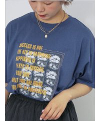 ehka sopo/フォトプリントオーバーシルエットTシャツ/508291481