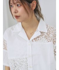 ehka sopo/レースパッチワークシャツ/508291482