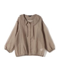 SHIPS Colors WOMEN/SHIPS Colors:〈手洗い可能〉シアー リネンライク アノラック シャツ/508291502