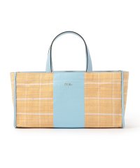 TOMORROWLAND GOODS/Ele`Sac CHECK WIDE TOTE バッグ/508291503