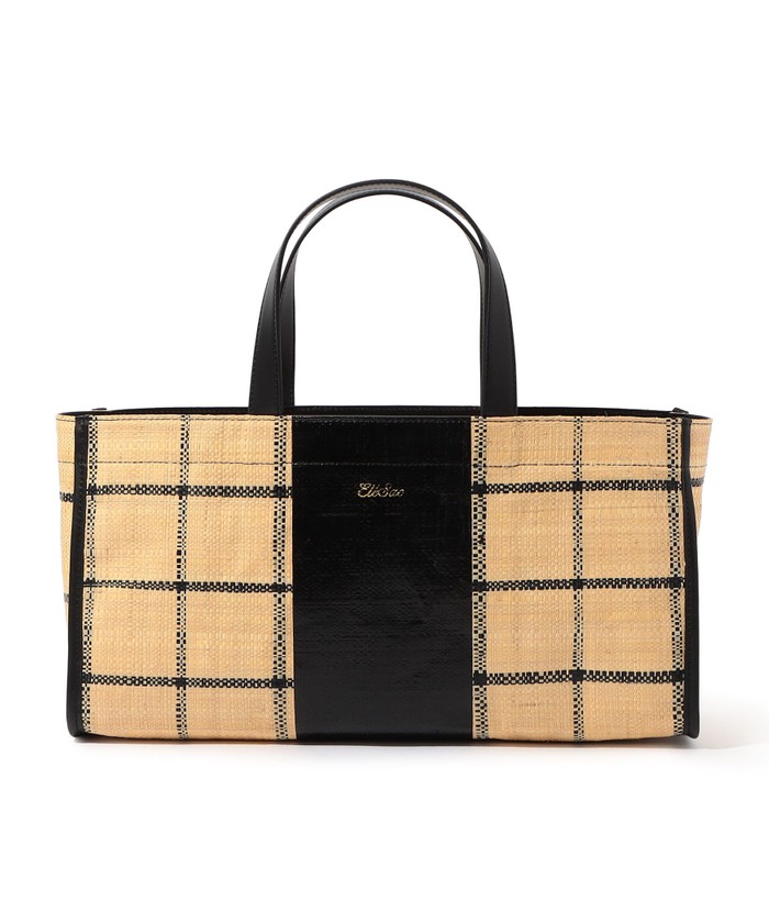 セール】Ele`Sac CHECK WIDE TOTE バッグ(508291503