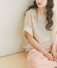 ITEMS URBAN RESEARCH/シアーチェックレイヤードブラウス/508291609