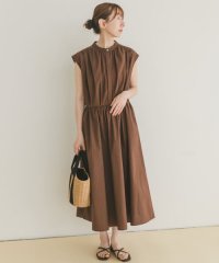 ITEMS URBAN RESEARCH/ノースリーブタックギャザーワンピース/508291617