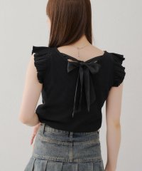 NICE CLAUP/OLIVE des OLIVE OUTLET/後ろリボンテレコフレンチT/508291658