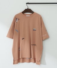 NICE CLAUP/OLIVE des OLIVE OUTLET/キャット＆刺繍ロゴTシャツ/508291660