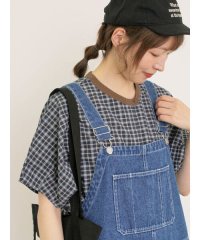 Samansa Mos2/【クールコットン】柄アソートクレリック袖タックブラウス/508291665