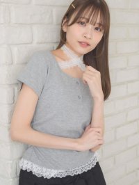 Emsexcite/エムズエキサイト ems excite 裾フリルドッキングTEE/508291863
