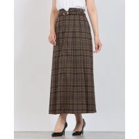 READY MADES/レディメイド LADYMADE チェックワイドプリーツスカート/508291934