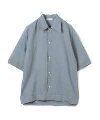 TOMORROWLAND MENS/リネンニットコンビ ハーフスリーブシャツ/508292112