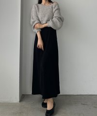 Louere/ルエレ Louere Louere ショートニットトップス＋フレアキャミワンピース/506887303
