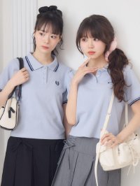 Emsexcite/エムズエキサイト ems excite 刺繍入りポロTEE/508089921