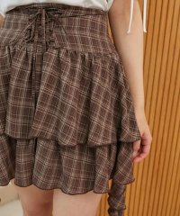 MAJESTIC LEGON/サイドラッフルティアードミニスカパン/508173283
