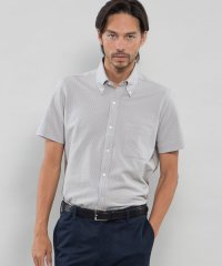 MACKINTOSH LONDON/【FLEX JERSEY】シアサッカーストライプジャージー半袖シャツ/508200428