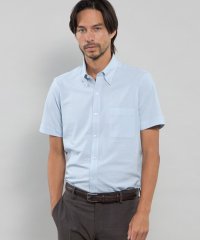 MACKINTOSH LONDON/【FLEX JERSEY】シアサッカーストライプジャージー半袖シャツ/508200428