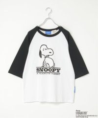 VENCE　EXCHANGE/PEANUTS ピーナッツ SNOOPY スヌーピー TP ビンテージラグランTシャツ/508213468