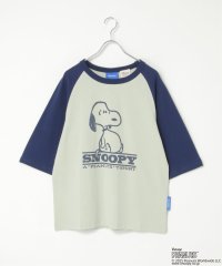 VENCE　EXCHANGE/PEANUTS ピーナッツ SNOOPY スヌーピー TP ビンテージラグランTシャツ/508213468