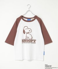 VENCE　EXCHANGE/PEANUTS ピーナッツ SNOOPY スヌーピー TP ビンテージラグランTシャツ/508213468