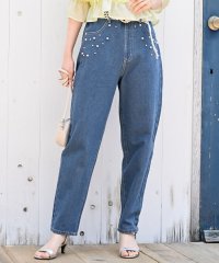 rps/パール付きテーパードデニムパンツ/508269127