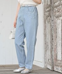 rps/パール付きテーパードデニムパンツ/508269127