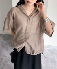 fredy emue/シアーフーディハーフスリーブシャツ/508279143