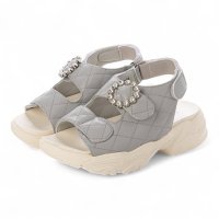 la farfa SHOES/ラ ファーファ シューズ la farfa SHOES 厚底 ビジューバックル スポサン/508292025