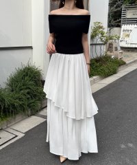 JUNOAH/ジュノア JUNOAH オフショルニットドッキングイレヘムワンピース/508292081