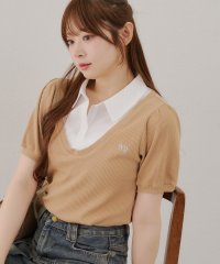 NICE CLAUP/OLIVE des OLIVE OUTLET/【RMAF】シャツドッキングプルオーバー/508292656
