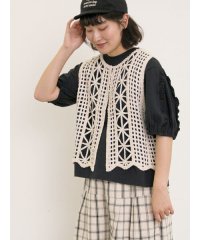 Samansa Mos2/袖タテフリルTシャツ/508292719