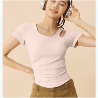 And Kawaii/アンドカワイイ And Kawaii Tシャツ 楽ちん 美シルエット カットアウトデザイン フィット/508292765