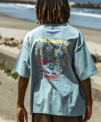 Mark Gonzales/マークゴンザレス Mark Gonzales バックプリント バックロゴ 半袖Tシャツ ロゴTシャツ/3type/4colors/508292800