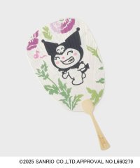  LAURA ASHLEY/クロミxフレッシュフォード柄 手ぬぐいうちわ/508292853