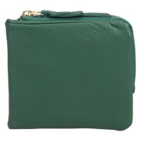 CLEDRAN/クレドラン CLEDRAN 財布 二つ折り財布 メンズ レディース 本革 軽量 コンパクト HALLE WALLET ブラック グレー ベージュ ブルー グリー/508292855