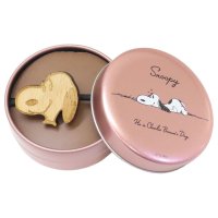 cinemacollection/シネマコレクション cinemacollection スヌーピー ヘアアクセ ウッドヘアゴム 缶ケース付き ピーナッツ ナガノファクトリー プレゼント キャラク/508293102