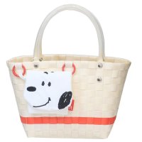 cinemacollection/シネマコレクション cinemacollection スヌーピー ハンドバッグ IP BR Basket Peanuts－0I バスケット生地小物入れ SNOO/508293226