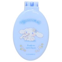 cinemacollection/シネマコレクション cinemacollection シナモロール ヘアブラシ ミラー付きドライブラシ サンリオ ティーズファクトリー 折りたたみブラシ 鏡 キ/508293323