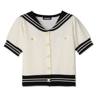 MARY QUANT/マリークワント MARY QUANT バイカラーセーラー カーディガン/508293488