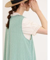 Samansa Mos2/【汗染み防止】袖口レースパフスリーブTシャツ/508293535