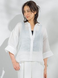 LAUTREAMONT/ロートレアモン LAUTREAMONT 【WEB限定】URBAN LINENシャツブラウス≪洗濯機で洗える≫/508293808