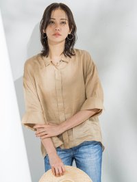 LAUTREAMONT/ロートレアモン LAUTREAMONT 【WEB限定】URBAN LINENシャツブラウス≪洗濯機で洗える≫/508293808
