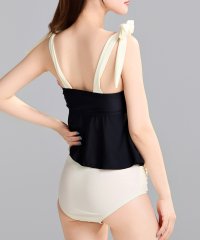TeddyShop/テディショップ Teddyshop レディース水着 肩リボンペプラムシルエットビキニ 上下2点セット [大きいサイズ有] 【返品不可商品】/508293946